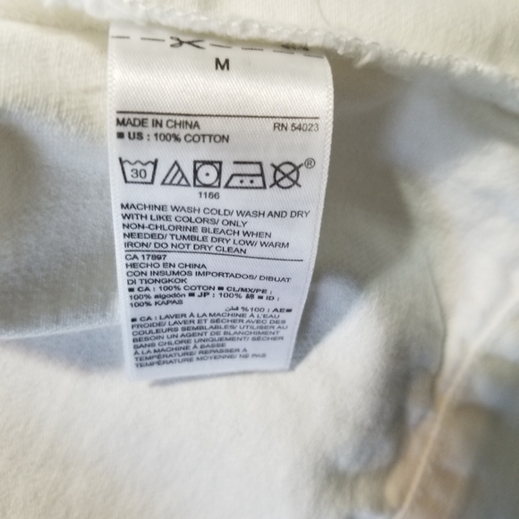 Old Navy White Cropped Denim Jean Jacket M NWT - Picture 5 of 6